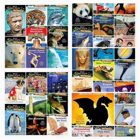 Guidebooks for the Magic Tree House fact trackers